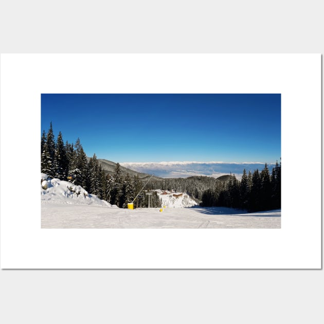 Bansko ski resort Wall Art by psychoshadow